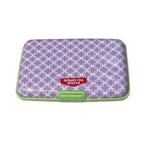 Fashionable Aluminum Wallet Credit Card Holder